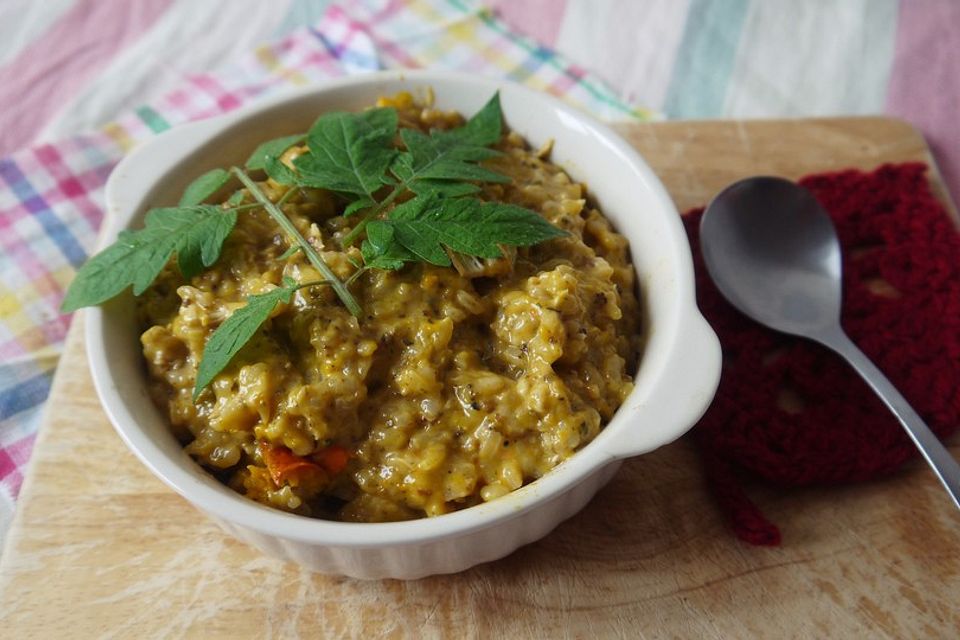 Risotto mit Kräuterseitlingen