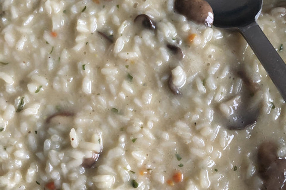 Risotto mit Kräuterseitlingen