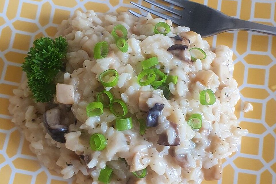 Risotto mit Kräuterseitlingen