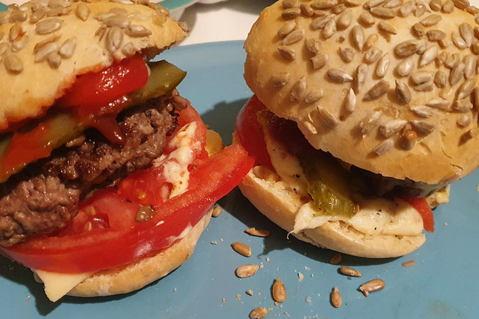 Vollwertige vegane Burgerbrötchen