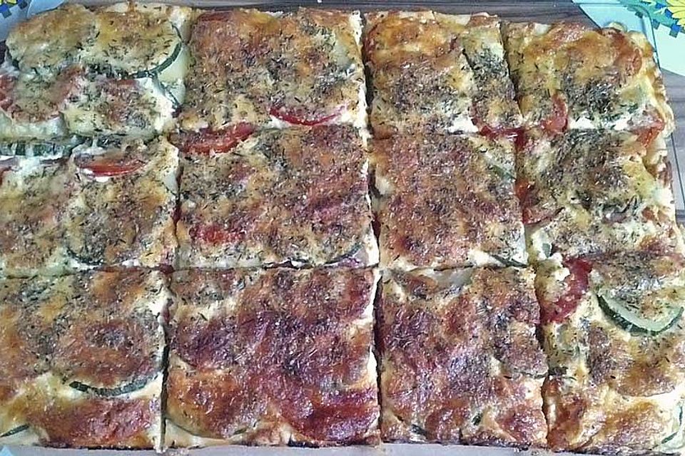 Zucchini-Tomaten-Kuchen