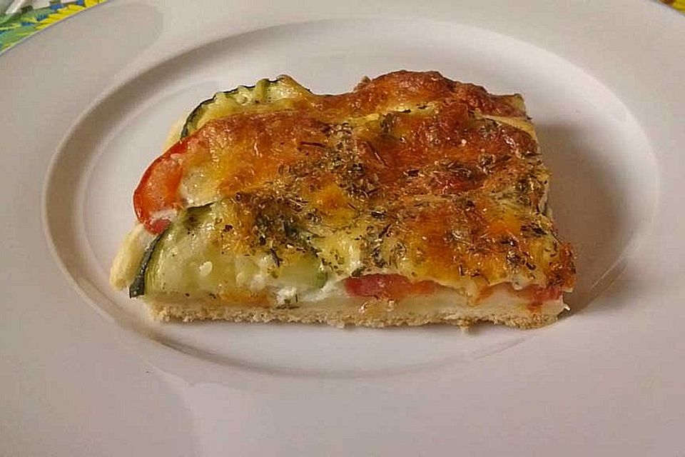 Zucchini-Tomaten-Kuchen