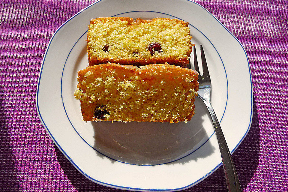 Limetten-Cranberry-Kuchen