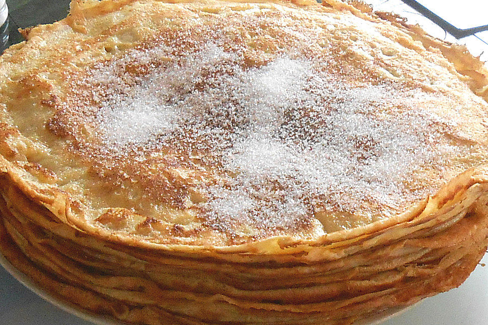 Pfannkuchen nach Tradition