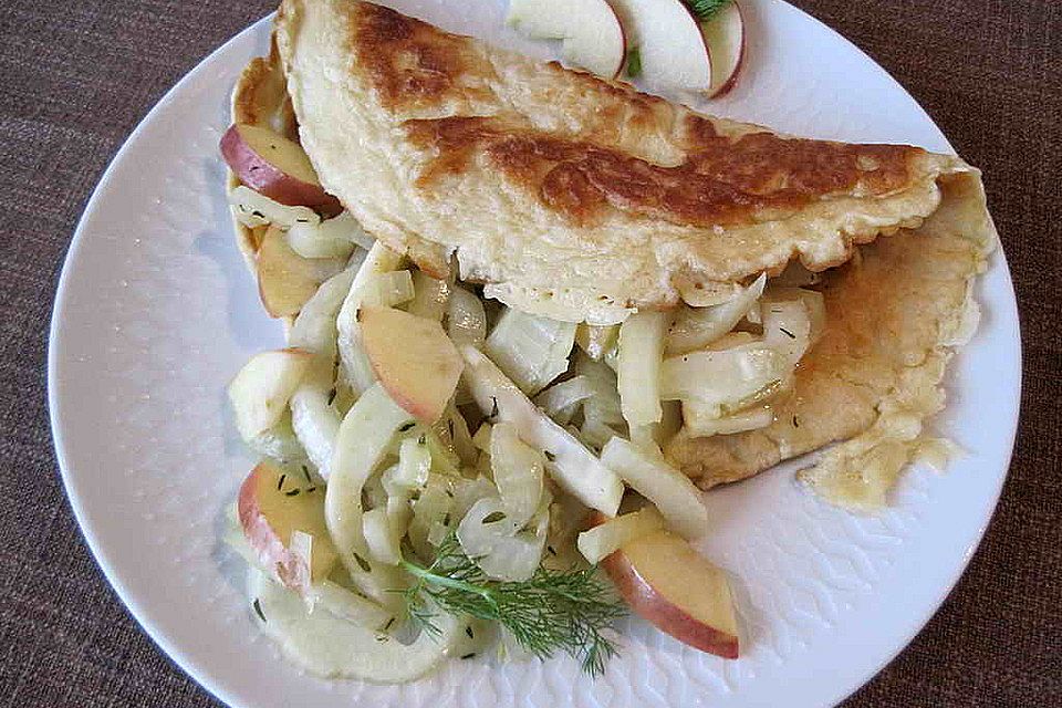 Fenchel-Apfel-Pfannkuchen