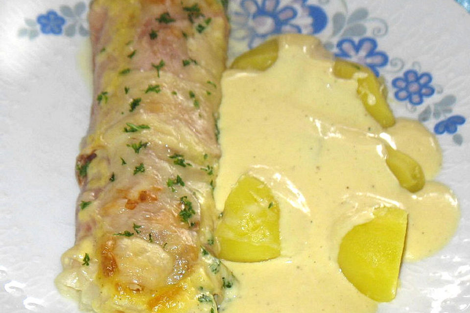 Spargel deftig überbacken