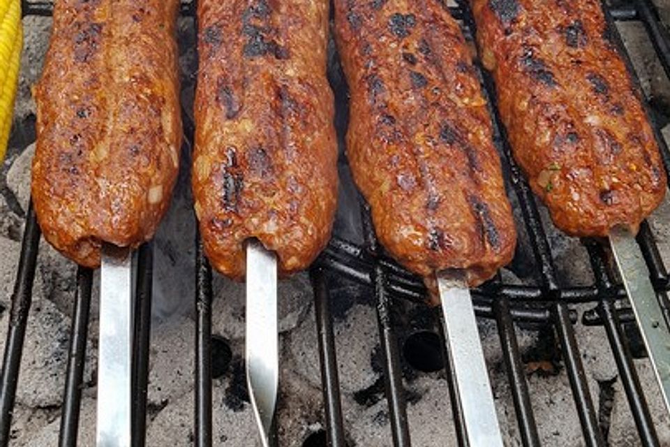 Hackspieße vom Grill