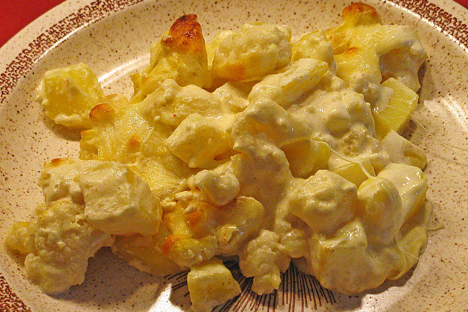 Léandras Blumenkohl-Kartoffel-Gratin