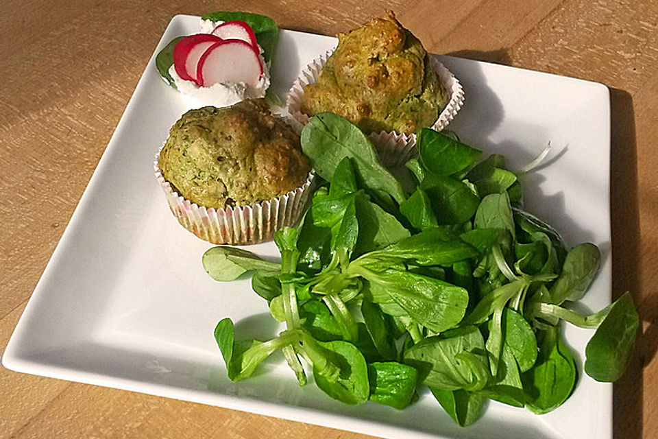 Bärlauch-Feta-Muffins