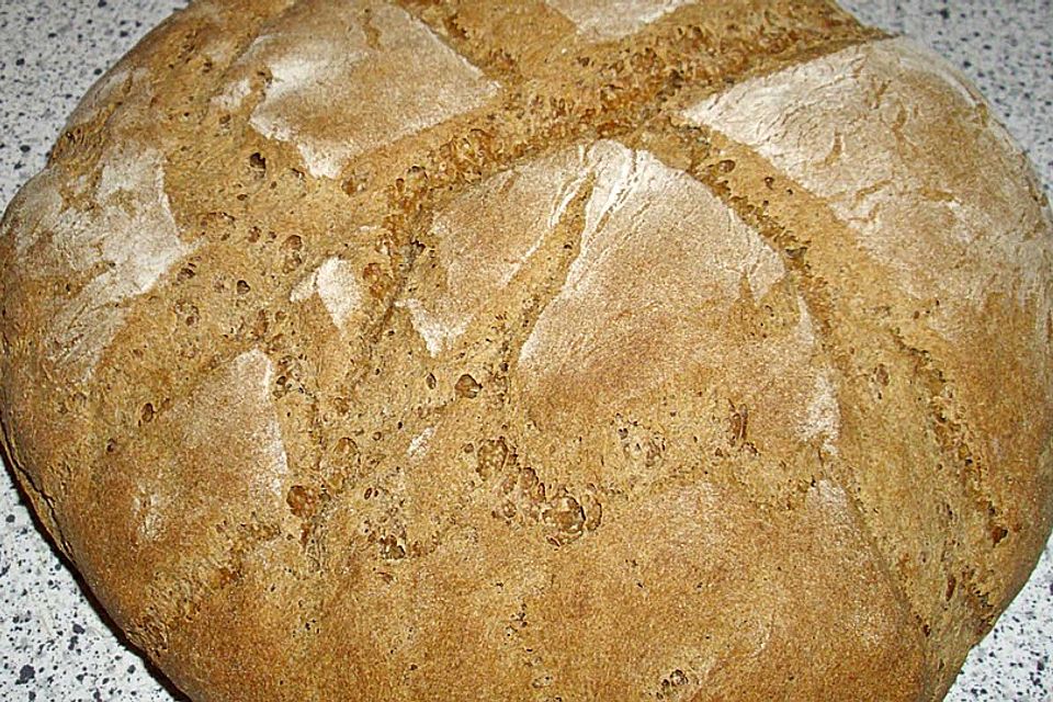 Krustenbrot mit Sauerteig