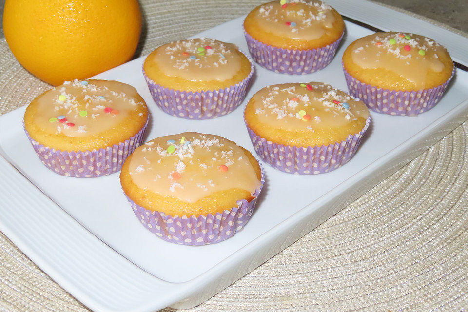 Kokos - Orangen - Muffins