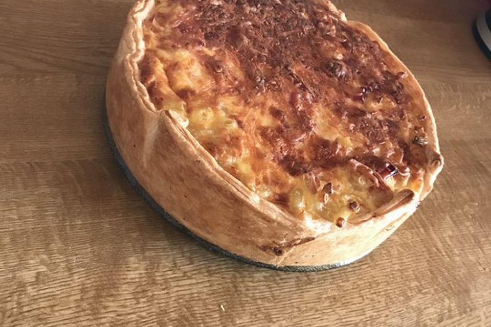 Schnelle Makkaroni-Quiche