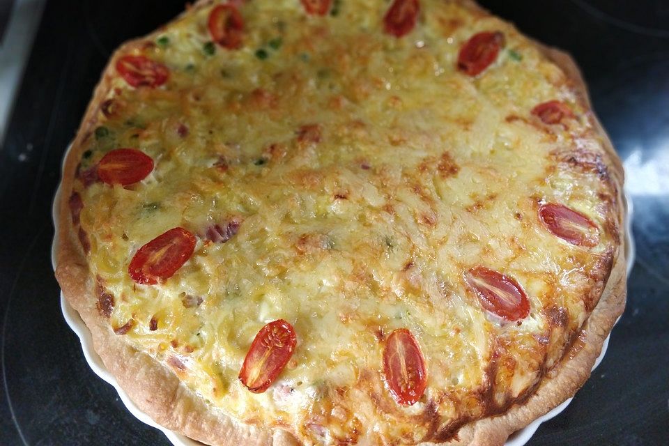 Schnelle Makkaroni-Quiche