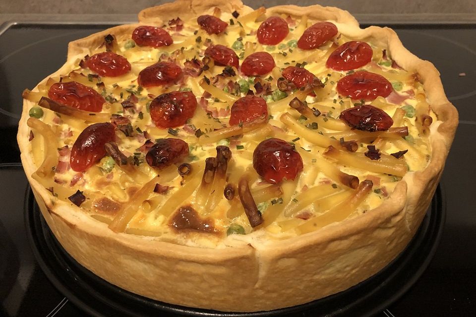 Schnelle Makkaroni-Quiche