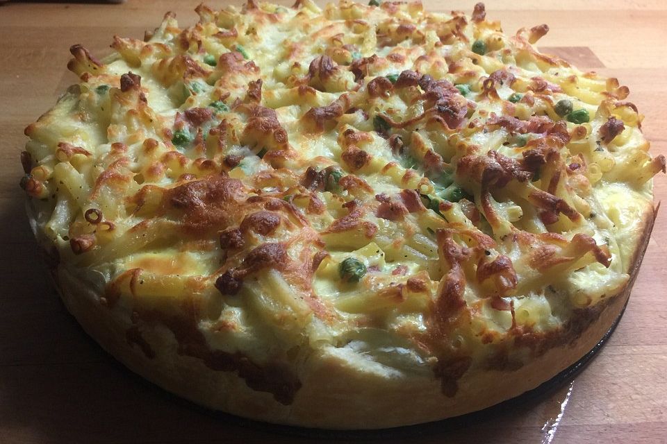 Schnelle Makkaroni-Quiche