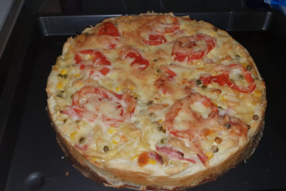 Schnelle Makkaroni-Quiche