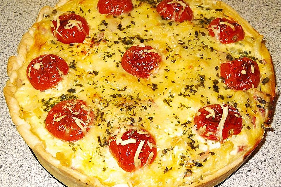 Schnelle Makkaroni-Quiche