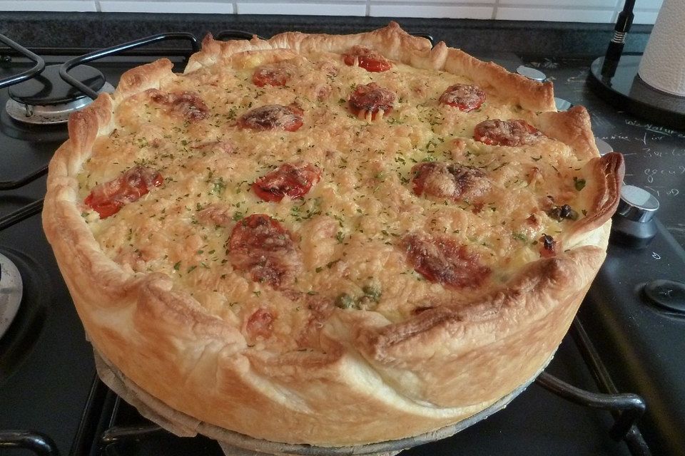 Schnelle Makkaroni-Quiche