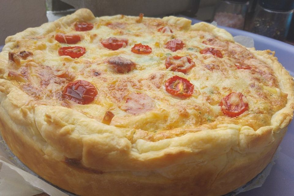 Schnelle Makkaroni-Quiche