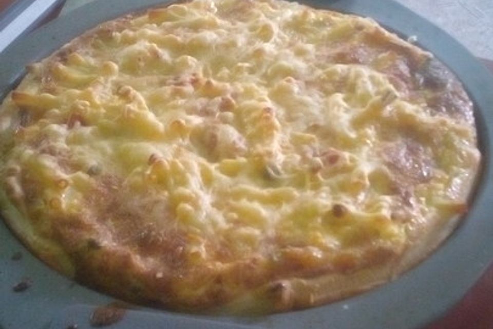 Schnelle Makkaroni-Quiche