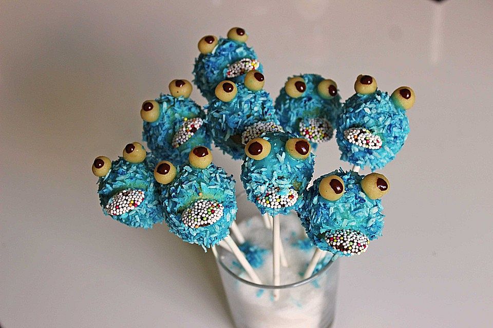 Krümelmonster Cake-Pops