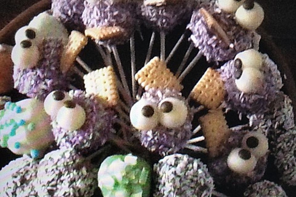 Krümelmonster Cake-Pops