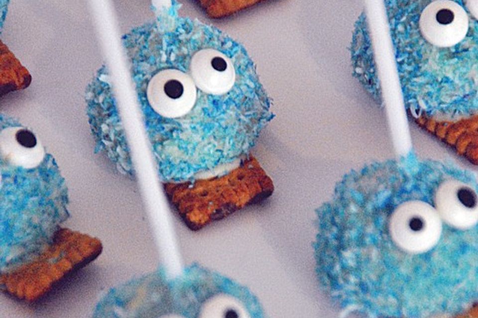 Krümelmonster Cake-Pops