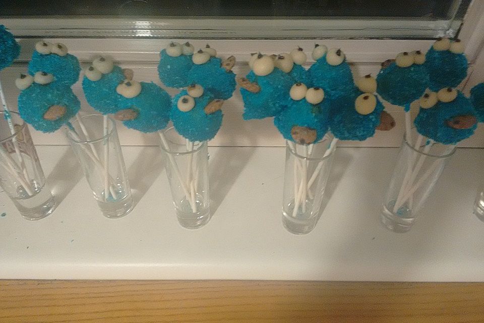 Krümelmonster Cake-Pops