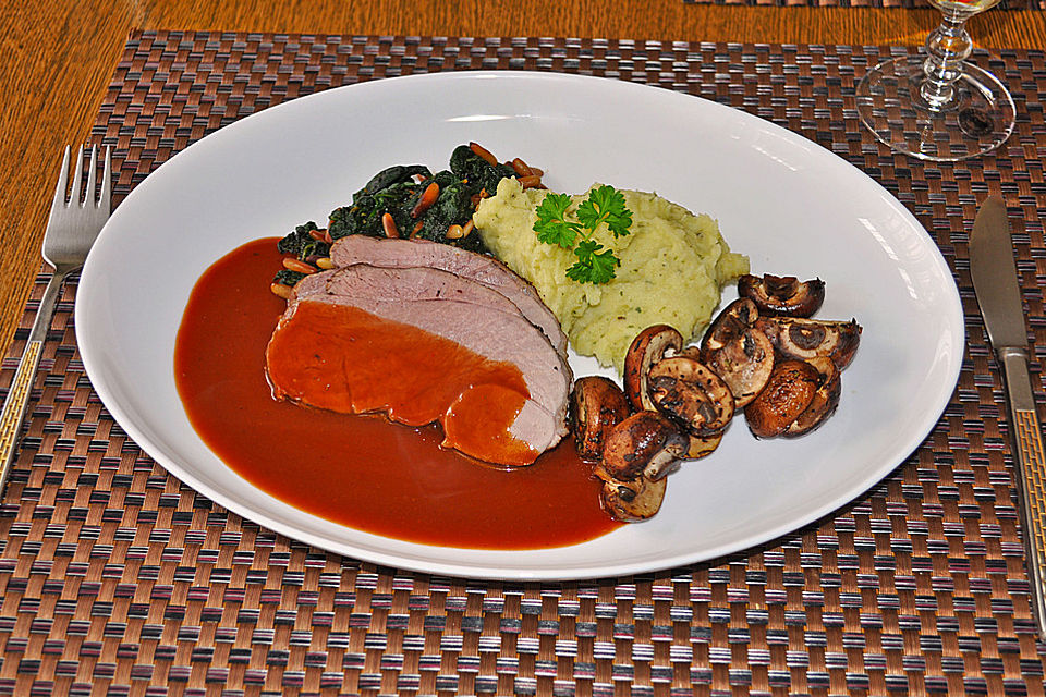 Wildschweinbraten