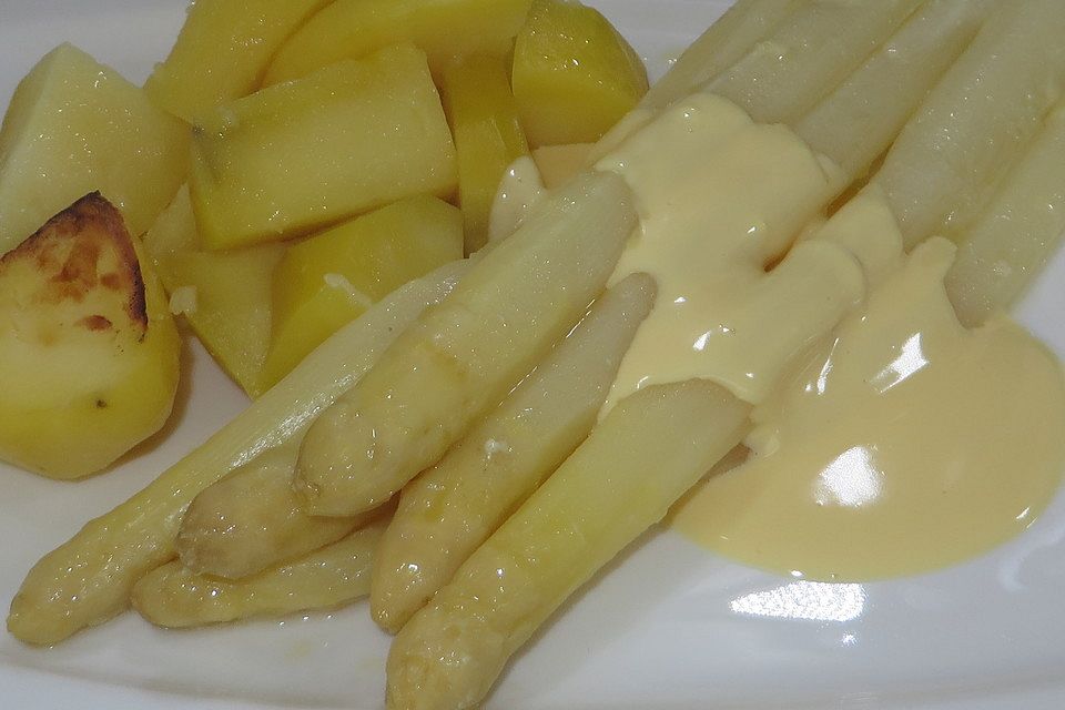 Spargel in der Auflaufform