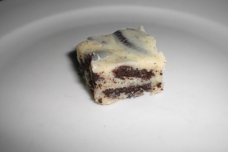 Oreo-Fudge mit Vanille