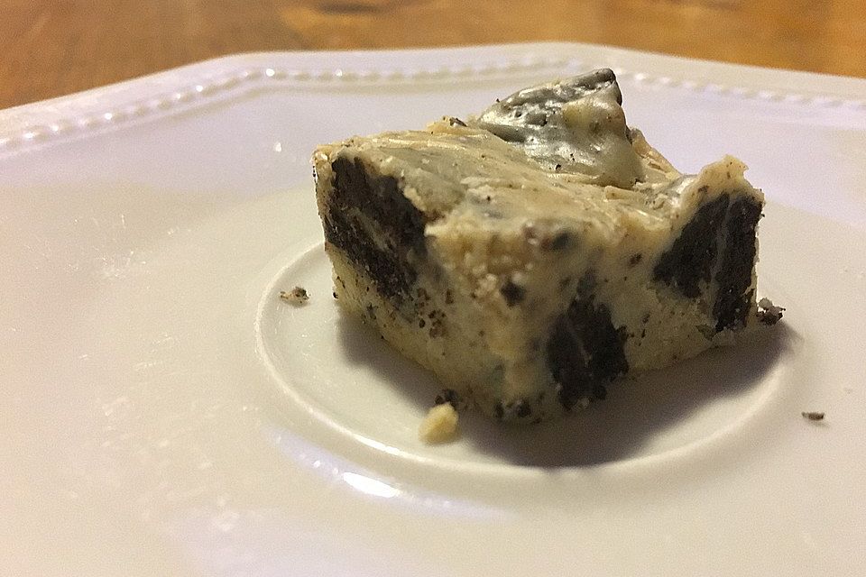 Oreo-Fudge mit Vanille