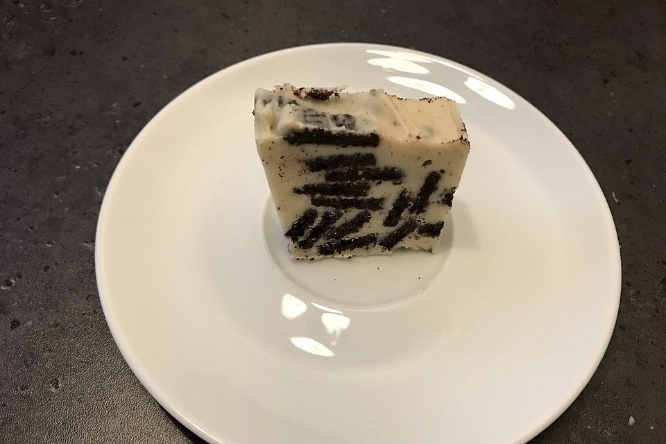 Oreo-Fudge mit Vanille