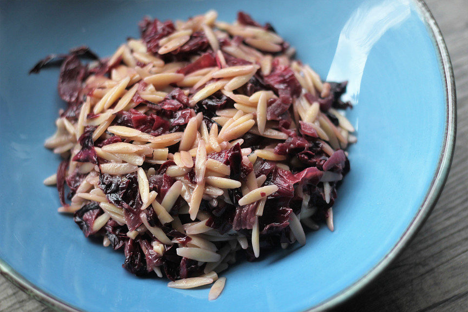 Pastasotto mit karamellisiertem Radicchio