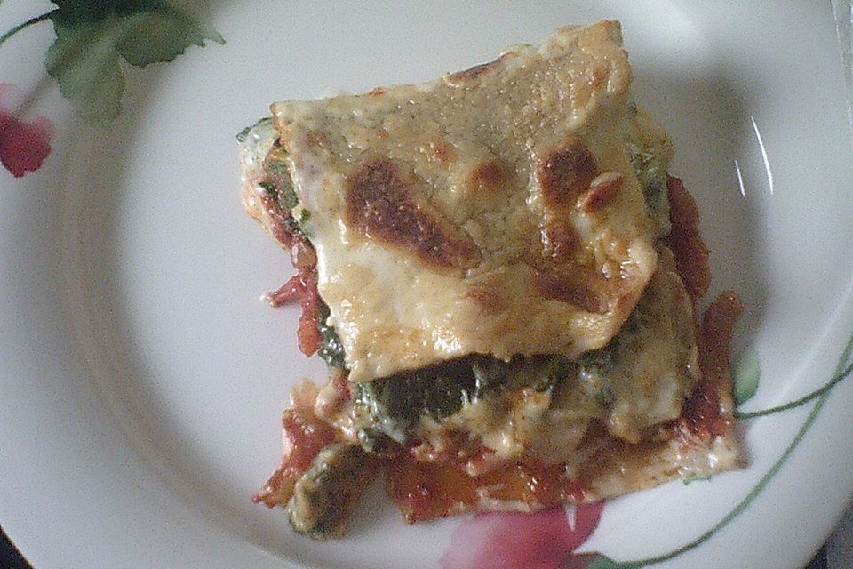 Spinat-Lasagne