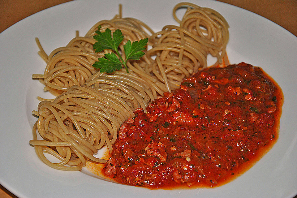 Sepps Tomatensoße mit Speck