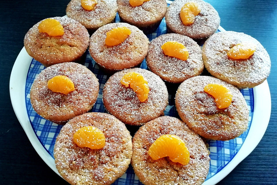 Muffins mit Mandarinen