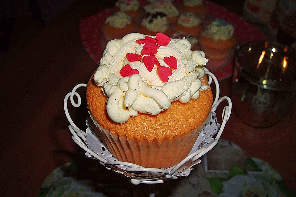 Limonaden-Cupcakes mit Vanilletopping