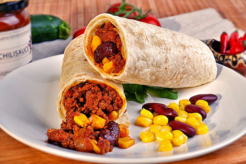 Mexikanische Wraps