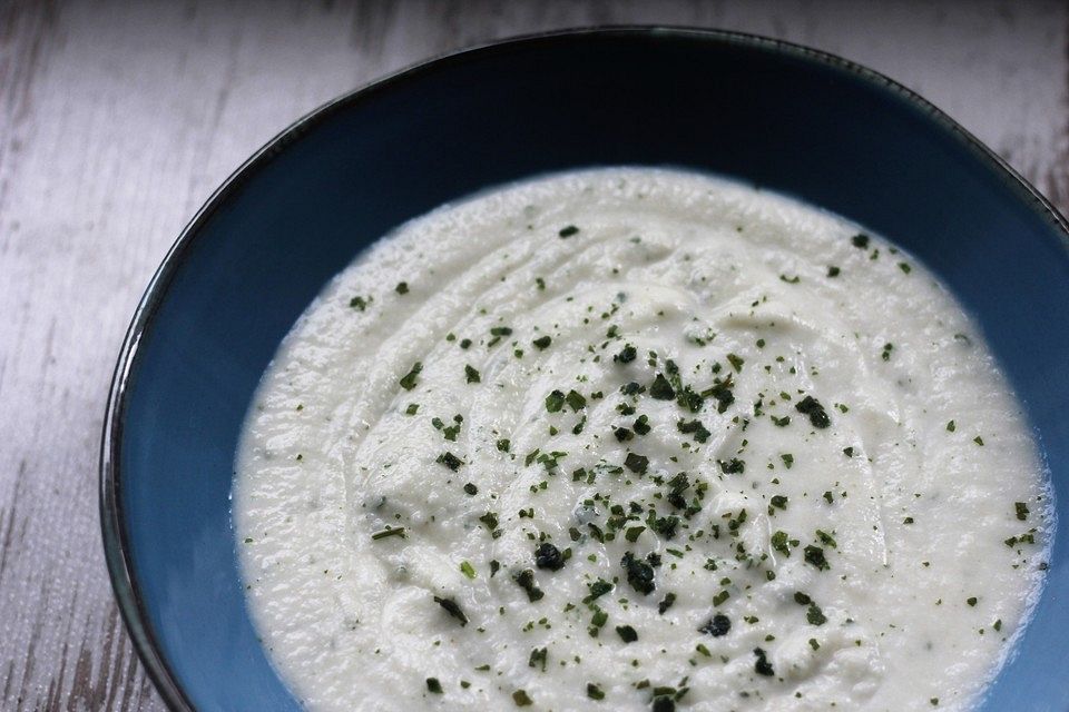 Blumenkohl-Koriander-Kokos-Suppe