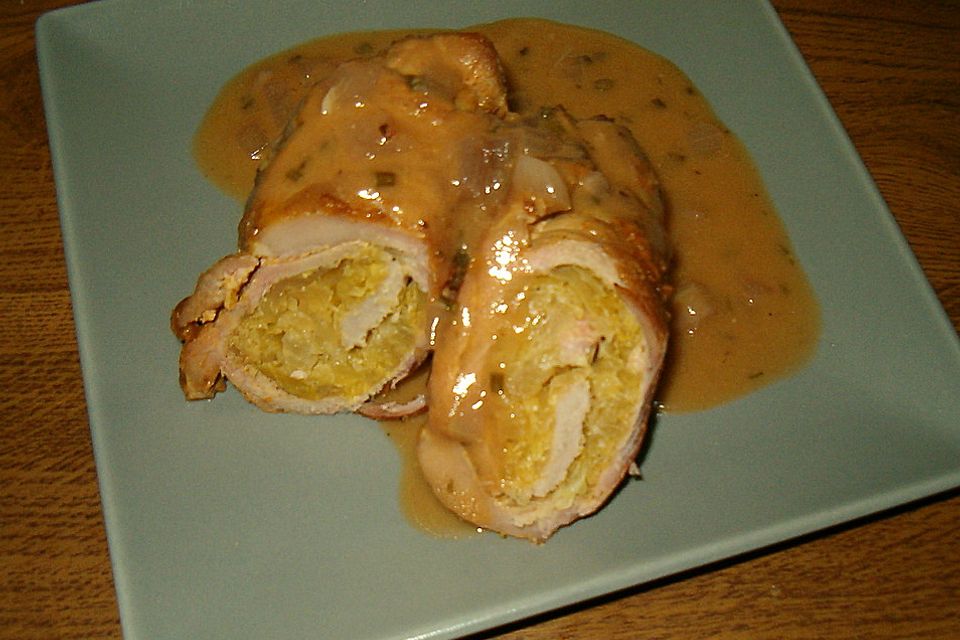 Rouladen aus Schweineschnitzeln