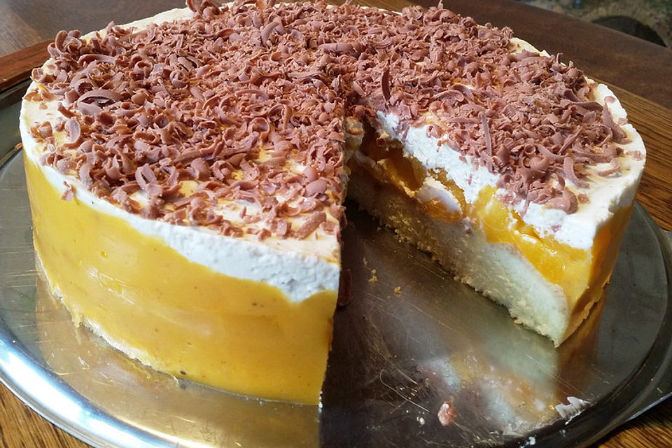 Pfirsichtorte