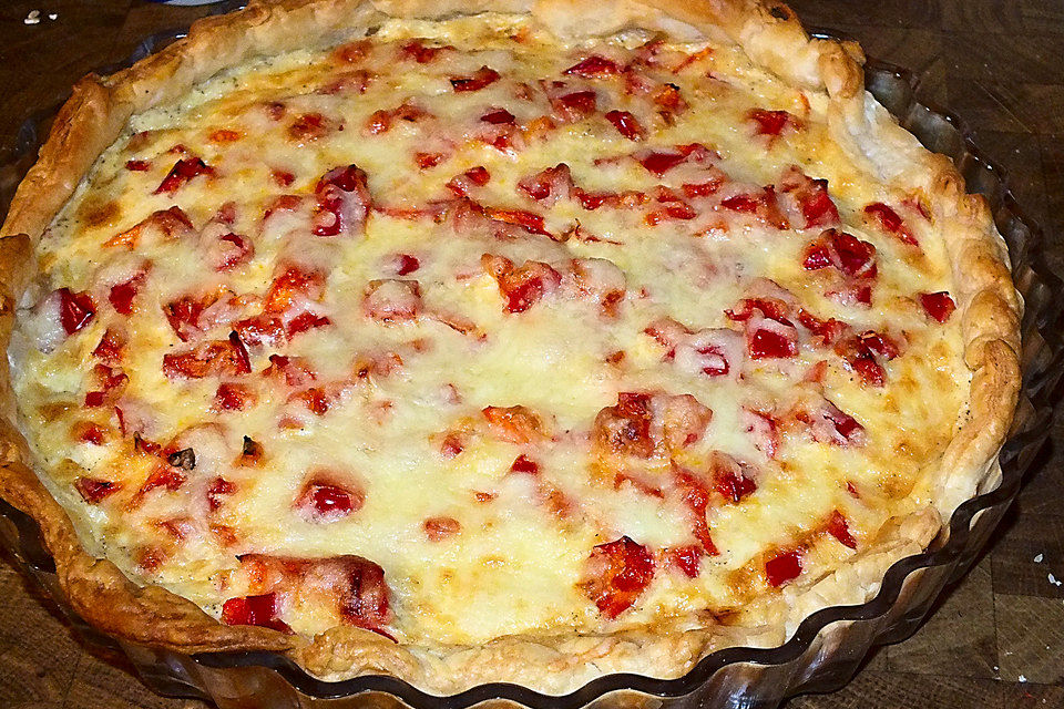 Schnelle Blätterteig-Quiche