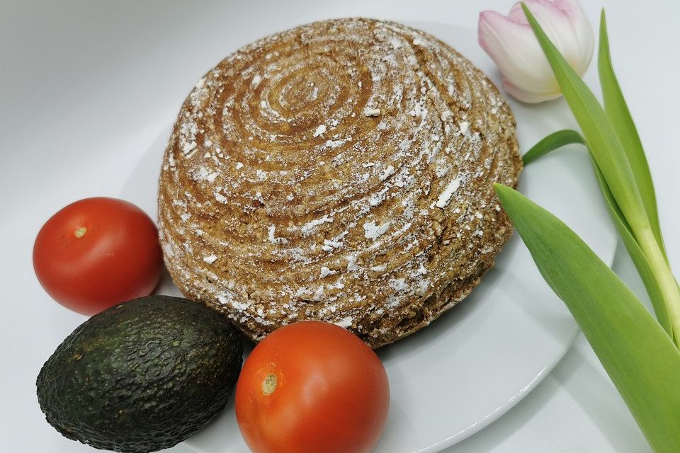 Dinkel-Roggen-Vollkornbrot