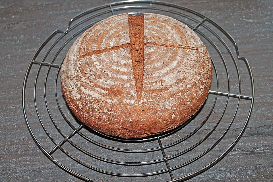 Dinkel-Roggen-Vollkornbrot