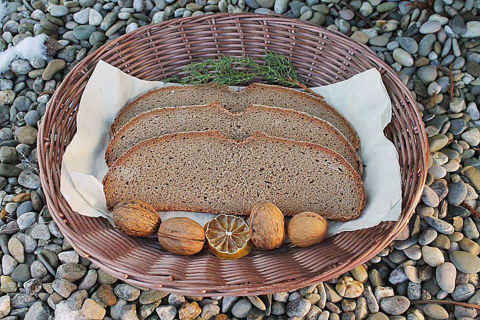 Dinkel-Roggen-Vollkornbrot