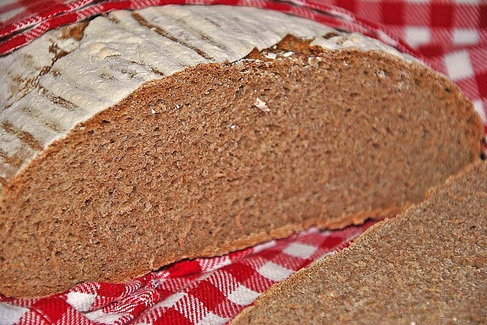 Dinkel-Roggen-Vollkornbrot