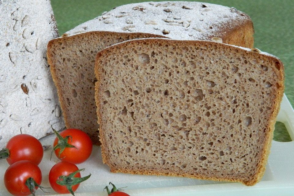 Dinkel-Roggen-Vollkornbrot