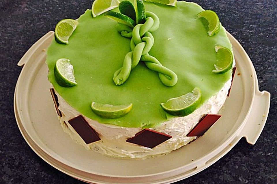 Limetten Torte (Mojito)