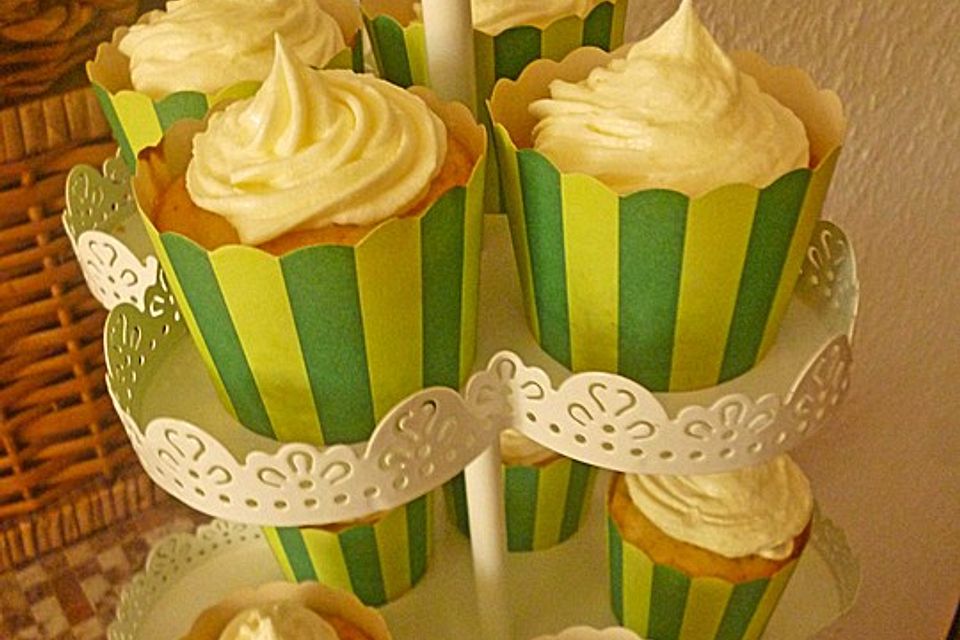 Apfel-Cupcakes mit Buttercreme